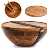 $94 Public House Large Wooden Salad Bowl Set...
