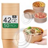 $47 TOPtoper 42Oz 50Pcs Large Paper Bowls with...