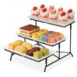 $19 Farielyn-X 3 Tier Serving Tray, 12' White...