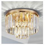 $94 AGV LIGHTING CL006G Crystal Ceiling Light...