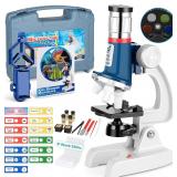 $54 58-Piece Kids Microscope Kit - 100X-1200X...