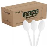 $30 FOCUSLINE 1000 Pack Plastic Teaspoons...