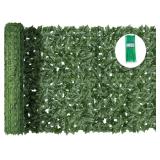 $35 Artificial Ivy Privacy Fence Screen,140X40...