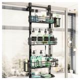 $49 HapiRm 4 Tier Over the Door Shower Caddy,...