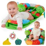 $54 2-in-1 Tummy Time Mat & Baby Lounger Pillow...