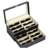 $35 AUTOARK Leather 12 Piece Eyeglasses Storage...