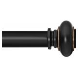 $30 SIMEWIN Black Curtain Rods for Windows 28...
