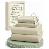 $74 LANE LINEN 100% Organic Cotton Fully...