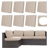 $45 8Pcs Outdoor Cushion Covers, Patio Cushion...