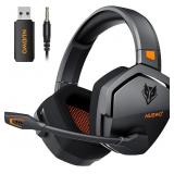 $40 NUBWO Wireless Gaming Headset with Mic for...
