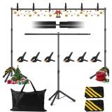 $39 3-in-1 Adjustable Backdrop Stand 10 x 7.5...