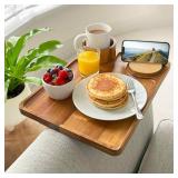 $39 Couch Arm Table | XL Acacia Wood Folding...