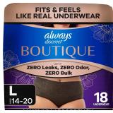$29 Always Discreet Boutique Incontinence and...