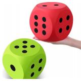 $36 Shappy 6 Inches Foam Dice Fun Filled Large...