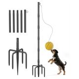$59 Tetherball Set with Rope & Ball, Portable...