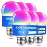 $35 Lightinginside Smart Light Bulbs 6 Pack,...