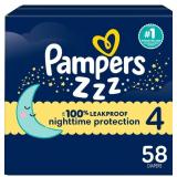 $40 Pampers ZZZ Overnight Diapers, Size 4...