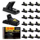$24 20 Pack Mouse Traps Indoor for Home,Mice...