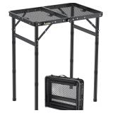 $52 Anbte Folding Grill Table, Aluminum Camping...