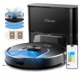 $378 Tikom Robot Vacuum and Mop, 6000Pa Robotic...