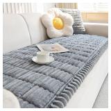 $30 vctops Striped Couch Cover Super Soft...