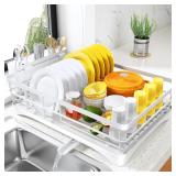 $43 SNTD Dish Drying Rack for Kitchen Counter -...