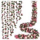 $53 KHOYIME 18 Pack 144 FT Artificial Flower...
