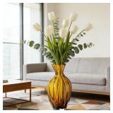 $18 Hand-Blown Glass Vase, Vases for...