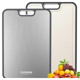 $32 Titanium Cutting Board for Kitchen, Double...