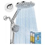 $66 MakeFit Dual Filtered Rain Shower Head...