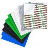 $34 MANNIDOO Peel-and-Stick Baseplates, 10...