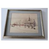 Framed Old Shenandoah County Courthouse