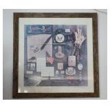 Framed US Marine Corps Print