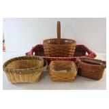 Selection of Longaberger Baskets