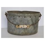 Vintage Galvanized Minnow Bucket