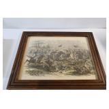 Framed Civil War Print