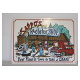 Black Americana Metal Advertising Sign