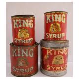 King Syrup Tins