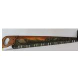 Painted 1-Man Crosscut Saw