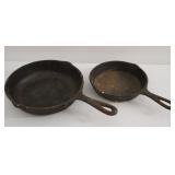 2 Cast Iron Skillets