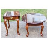 Cherry Finish Coffee & End Table