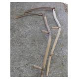 2 Mowing Scythes