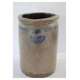 Marked Strasburg 1 Gal. Crock with Blue