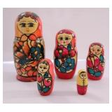 5pc. Wooden Nesting Doll