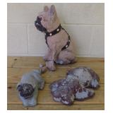 Concrete Dog Lawn Ornaments
