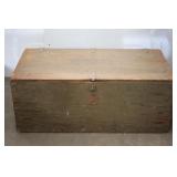 Wooden Military Foot Locker & Sea Bag