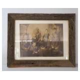 Barnwood Framed Family Portrait