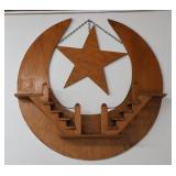 Wooden Moon & Star