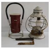 Railroad Lanterns & Spikes