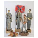 Confederate Civil War Soldier Figurines